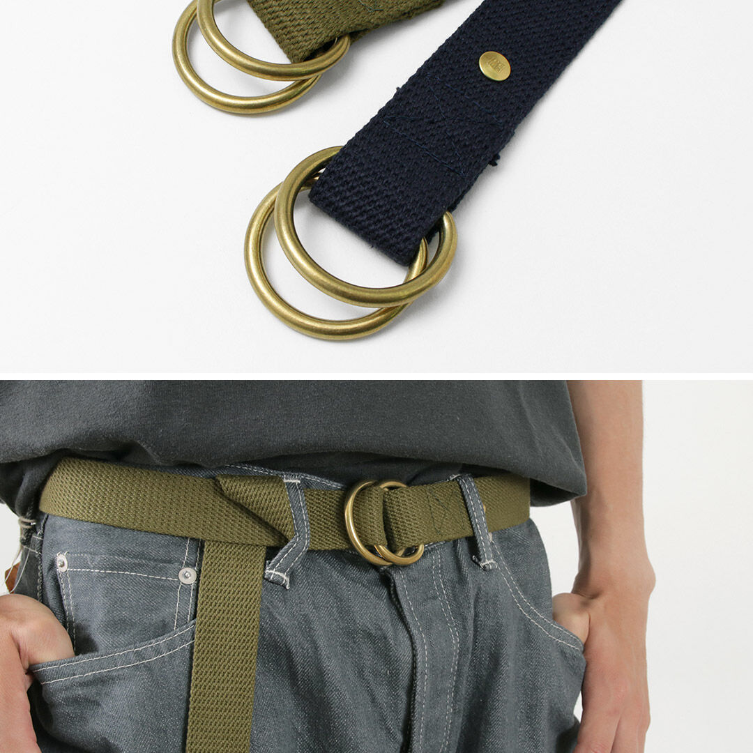Men Double D Ring Plus Size 39-75'' Big and Tall Canvas Canvas Fabric Cloth  Belt | eBay